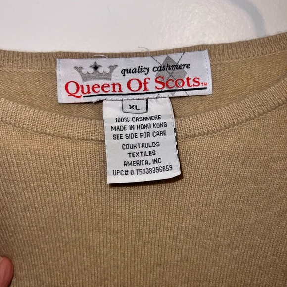 Queen of Scots 100% Cashmere Sweater - Picture 3 of 3